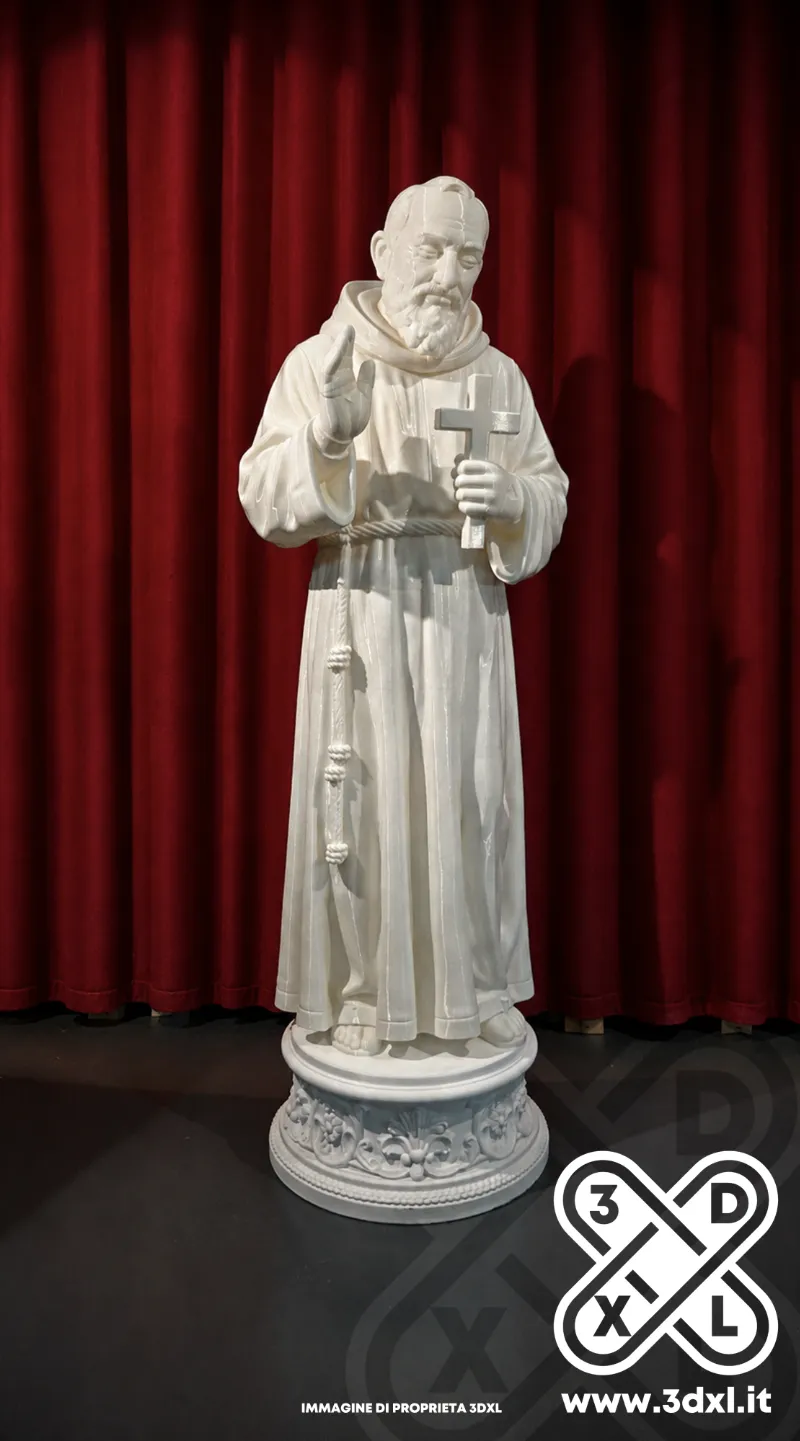 Progetto Statua Padre Pio - Stampa 3d xl